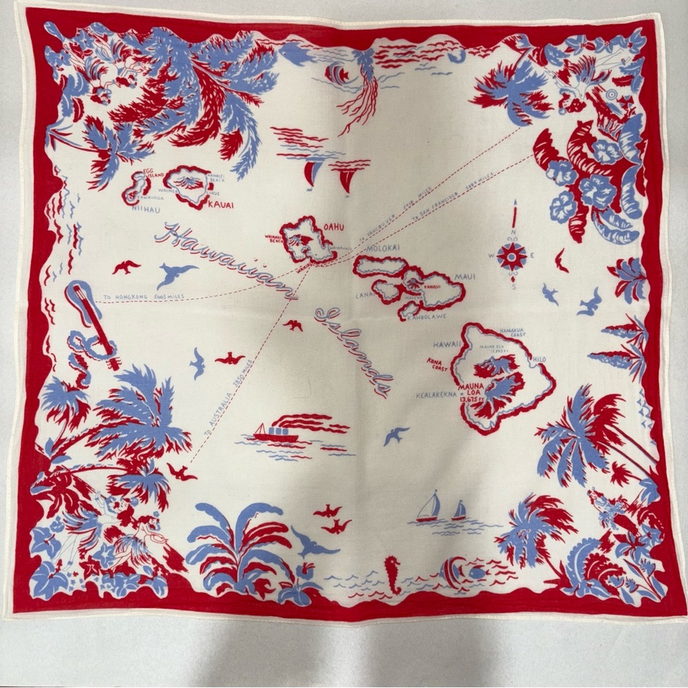 MADEWELL Bandana ~ Hawaiian Islands map
